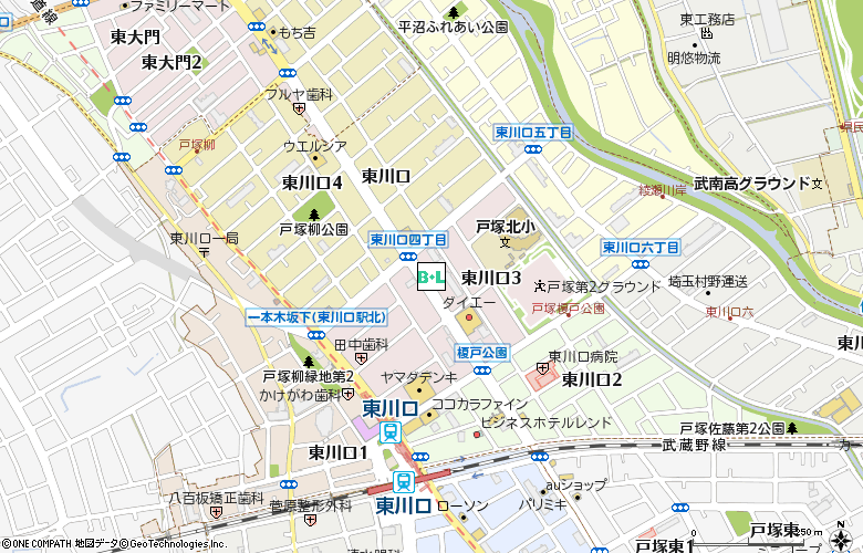 眼鏡市場　東川口(00763)付近の地図